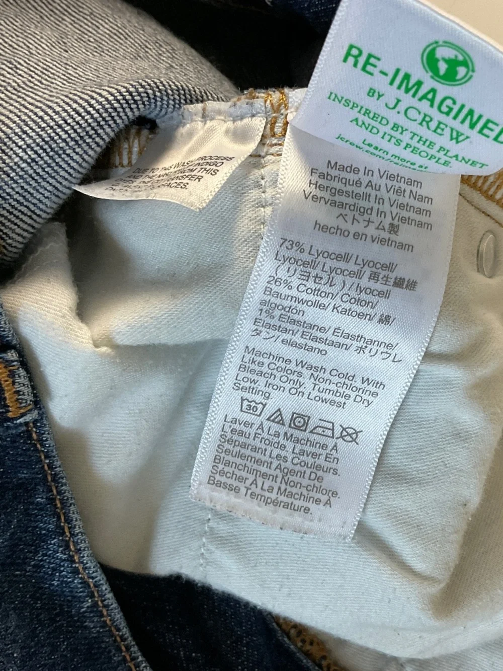 J. Crew Denim Trouser Jean